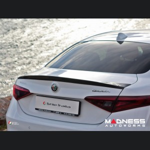 Alfa Romeo Giulia Trunk Spoiler - Carbon Fiber - Stile Italia